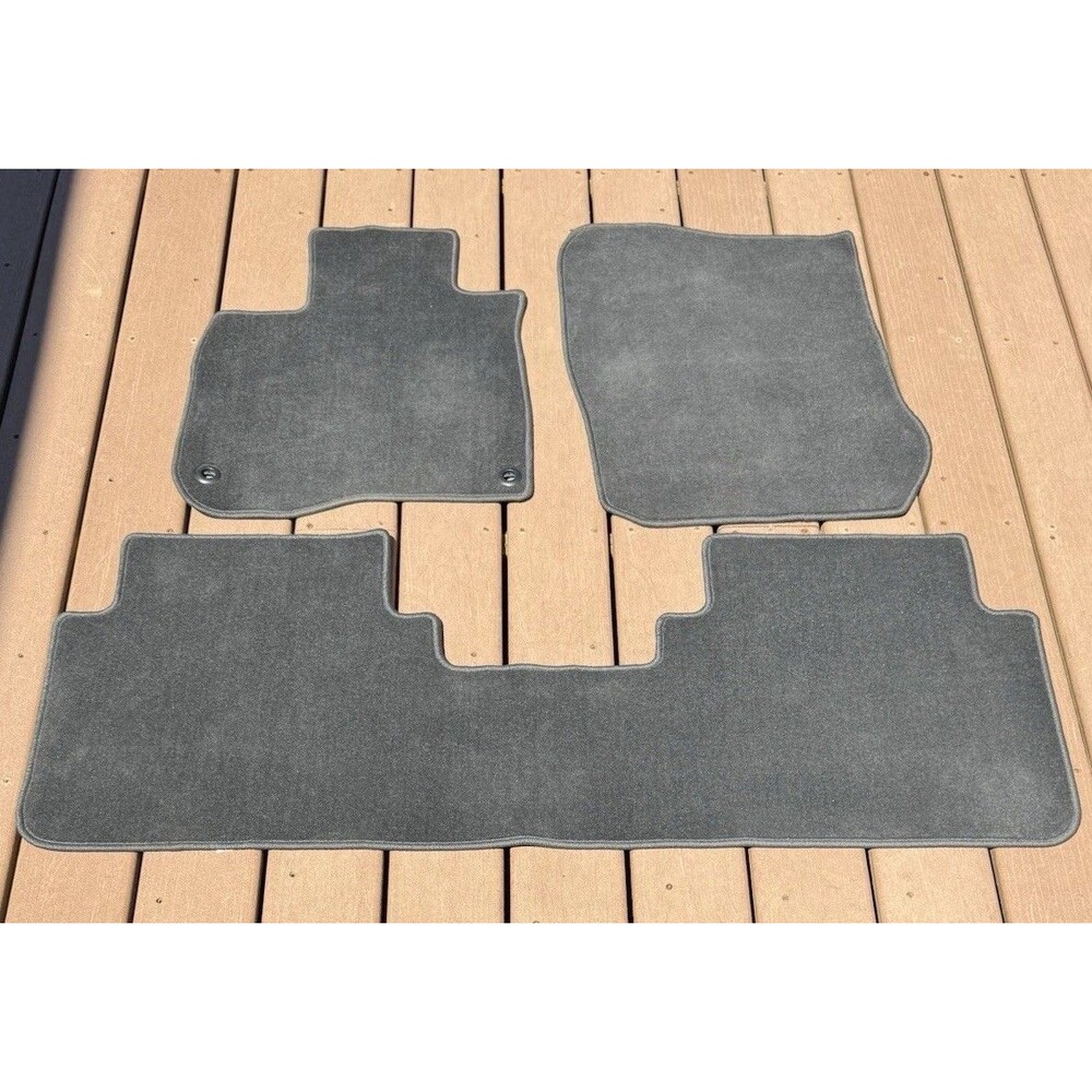 2017-2022 Honda CRV 3pc 83600TLA A011M1 NH900L Black Carpet Floor Mat Set
